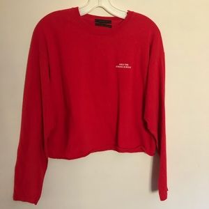 “Only the Strong Survive” Pullover (Red, White)